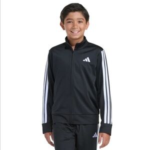 adidas Youth Tricot Jacket Boys Small Black